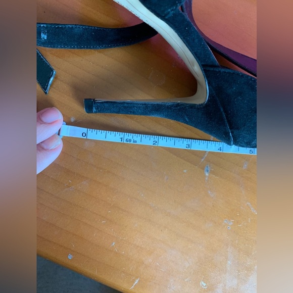 Karl Lagerfeld black suede strapped heels size 8.5? - Picture 13 of 16